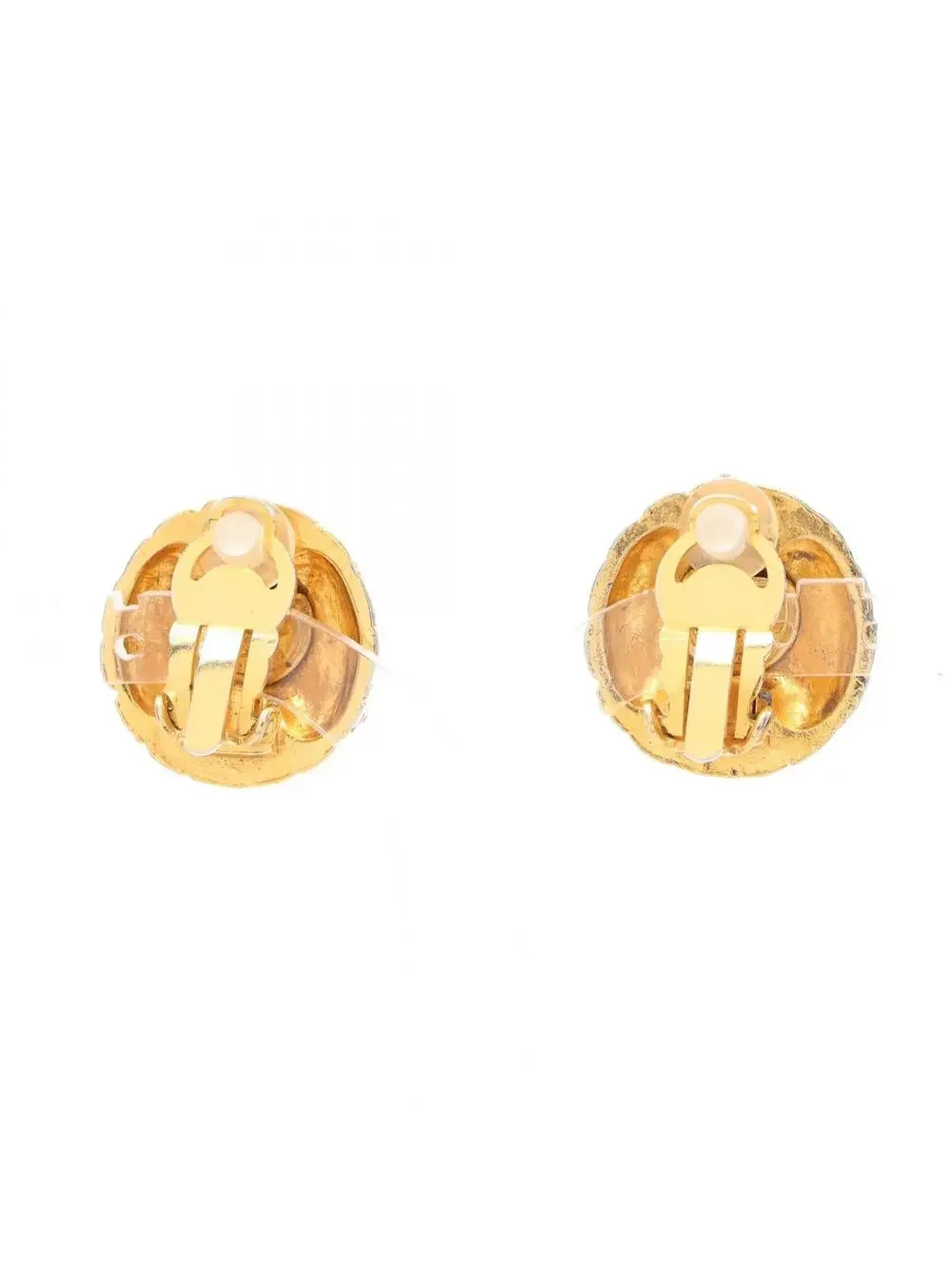 Chanel Matelasse Circle Round Earrings #308081C34B